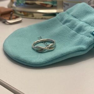 Tiffany & Co. Sterling Silver Infinity Ring